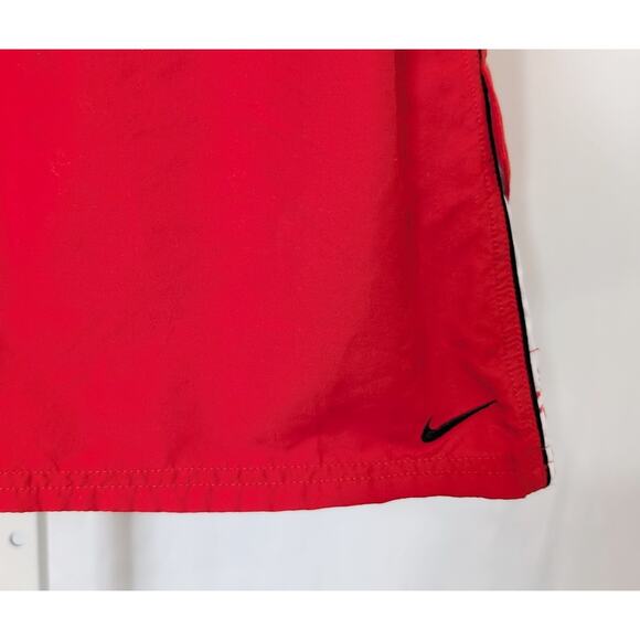Nike Swim Shorts Red Black White Trunks Lined Men's Size L - Picture 3 of 8
